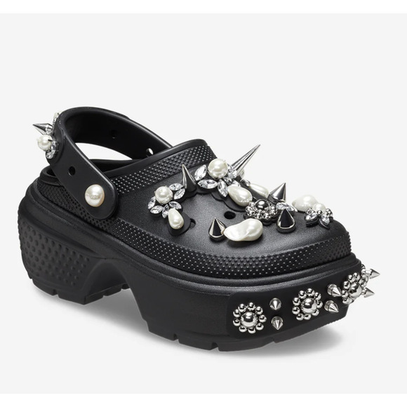 Simon Rocha Stomp Clog BLACK (men's sizing) SPIKED